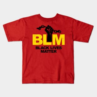 Black Lives Matter 2 (for Red Shirts) Kids T-Shirt